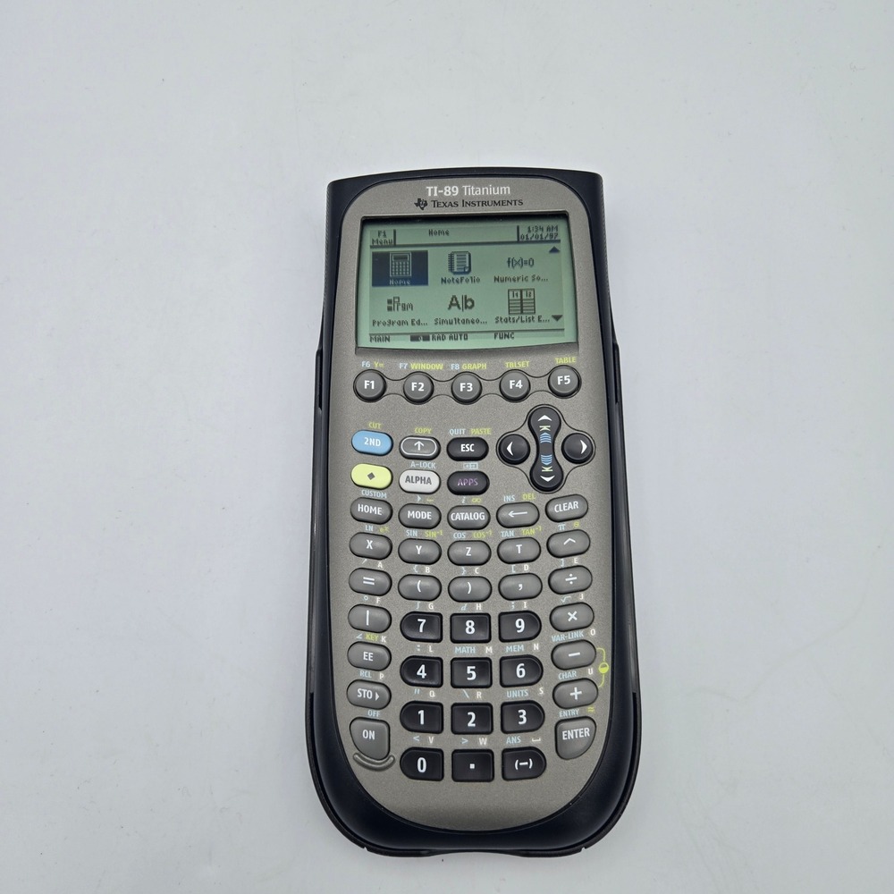 TI-89 Titanium Graphing Scientific Calculator Black Tested Working - Picture 2 of 10